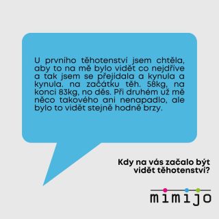 Maminka Monika, syn Karel: "Pamatuji si ten okamžik, kdy jsem si poprvé uvědomila, že mi mé oblíbené kalhoty už tak dobře...